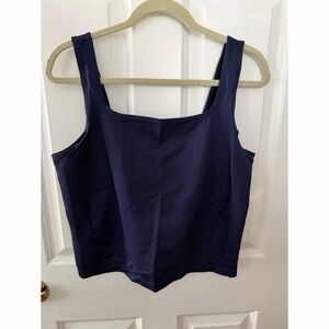 Navy Blue Workout Top
